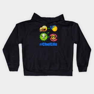 Chef Life Cooking Lifestyle #ChefLife Cheese Burger Kids Hoodie